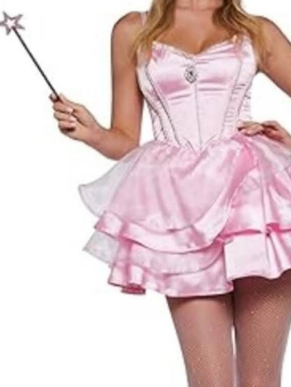 Pink Dress with Silver Accents Bubbly Witch Costume